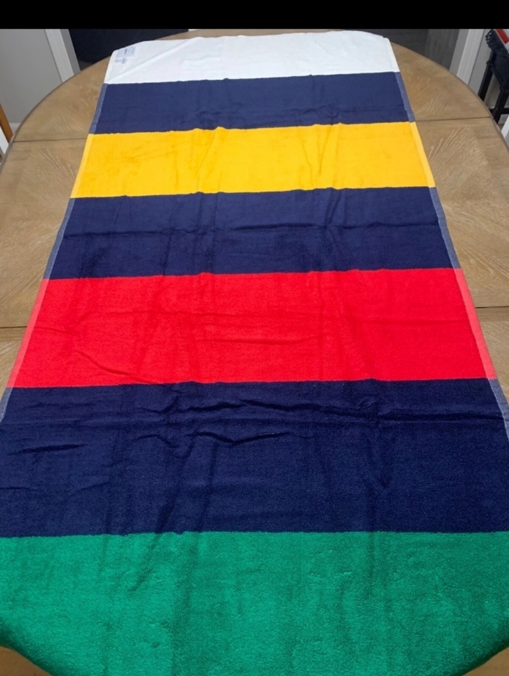 ICONIC HUDSONS BAY HBC STRIPES  Beach Towel ,BRAND NEW IN PACKAGING -2pcs